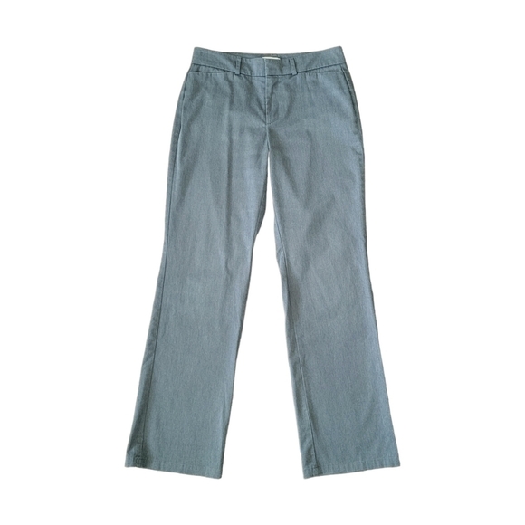 Dockers Ideal Fit Metro Pants Bootcut Mid-Rise Trousers Dress Pants Size 6 Gray - Picture 1 of 7